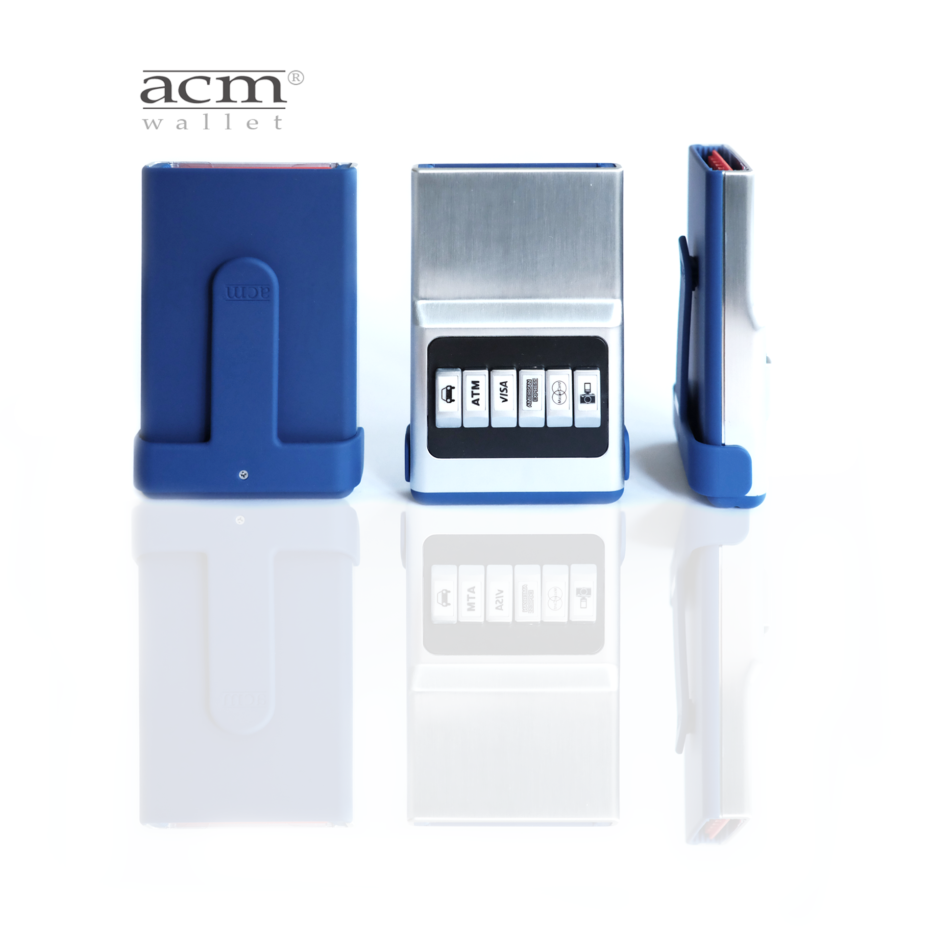 ACM Wallet Hybrid Blue